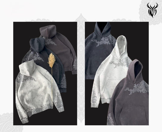 Tishka oversized Embroideryhoodie