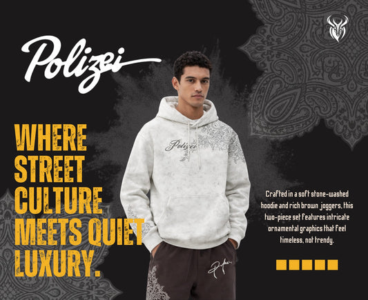 Tishka oversized Embroideryhoodie