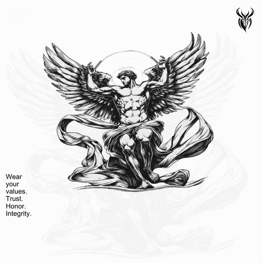 Men's Antique Pattern Embroidered Washed Oversize Hooded Sweatshirt